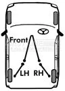 FIRST LINE FIRST LINE FKB2675 Cable Pull, parking brake 