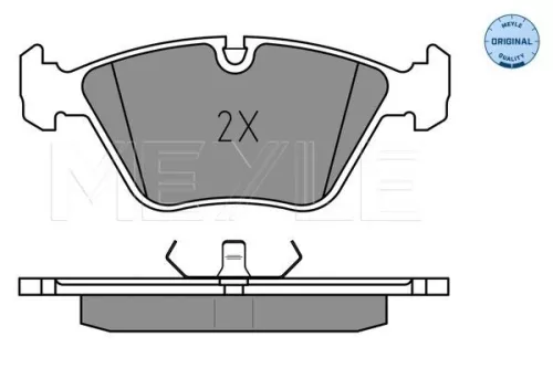 MEYLE Brake Pad Set, disc brake (025 209 6817)