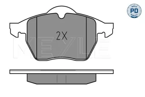 MEYLE Brake Pad Set, disc brake (025 218 2919/PD)