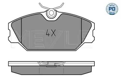 MEYLE Brake Pad Set, disc brake (025 231 7218/PD)