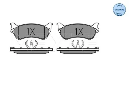 MEYLE Brake Pad Set, disc brake (025 231 8917/W)