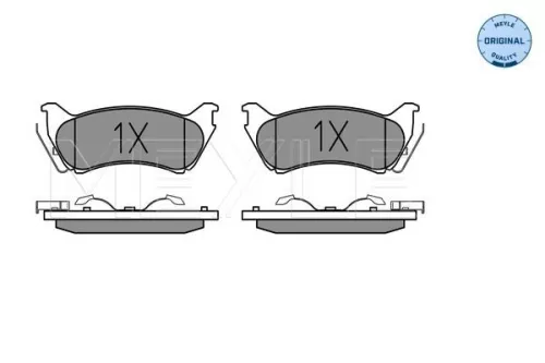 MEYLE Brake Pad Set, disc brake (025 231 8917/W)