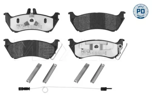 MEYLE Brake Pad Set, disc brake (025 231 9017/PD)