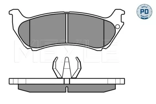 MEYLE Brake Pad Set, disc brake (025 231 9017/PD)