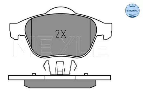 MEYLE Brake Pad Set, disc brake (025 232 4518)