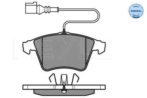 MEYLE Brake Pad Set, disc brake (025 237 4719/W)