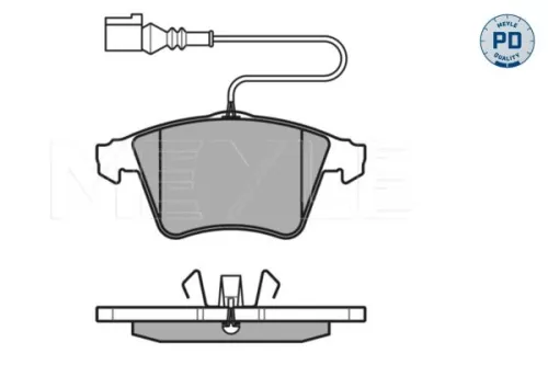 MEYLE Brake Pad Set, disc brake (025 237 4919/PD)
