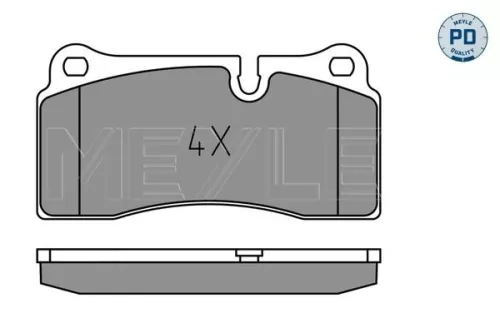 MEYLE Brake Pad Set, disc brake (025 242 6118/PD)