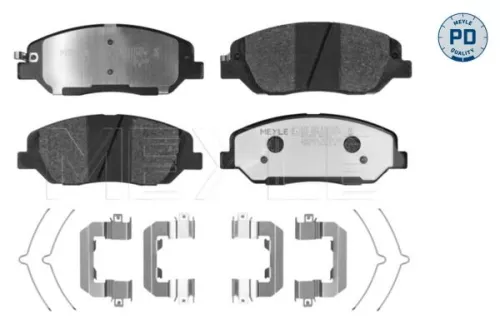 MEYLE Brake Pad Set, disc brake (025 243 5117/PD)
