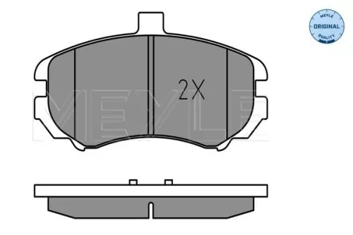 MEYLE Brake Pad Set, disc brake (025 243 6917/W)