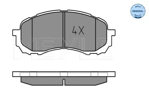 MEYLE Brake Pad Set, disc brake (025 243 7217/W)