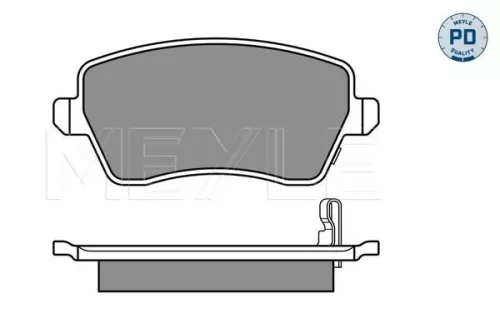 MEYLE Brake Pad Set, disc brake (025 244 0317/PD)