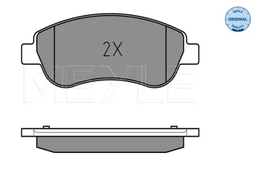 MEYLE Brake Pad Set, disc brake (025 246 3819/W)
