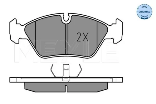 MEYLE Brake Pad Set, disc brake (025 206 2919)
