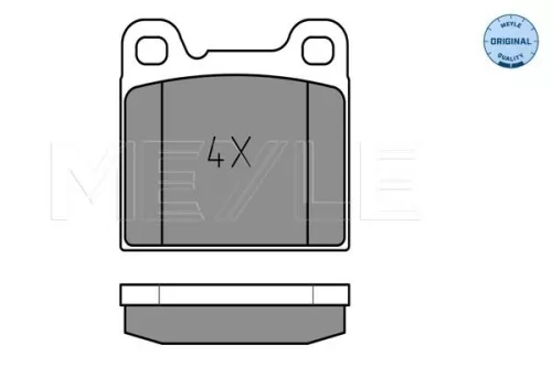 MEYLE Brake Pad Set, disc brake (025 207 5514)
