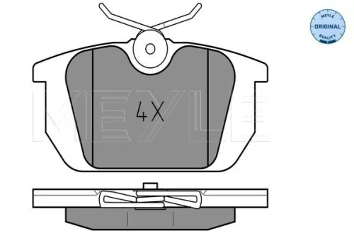 MEYLE Brake Pad Set, disc brake (025 211 0314)