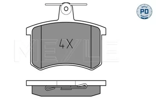 MEYLE Brake Pad Set, disc brake (025 211 4416/PD)