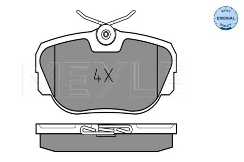 MEYLE Brake Pad Set, disc brake (025 211 7317)