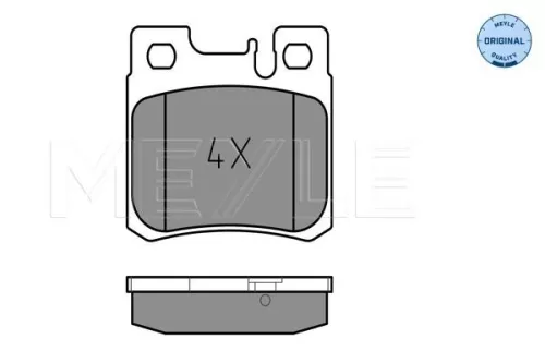 MEYLE MEYLE 025 211 9715 MEYLE 025 211 9715 Brake Pad Set 