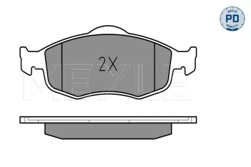 MEYLE Brake Pad Set, disc brake (025 213 9418/PD)