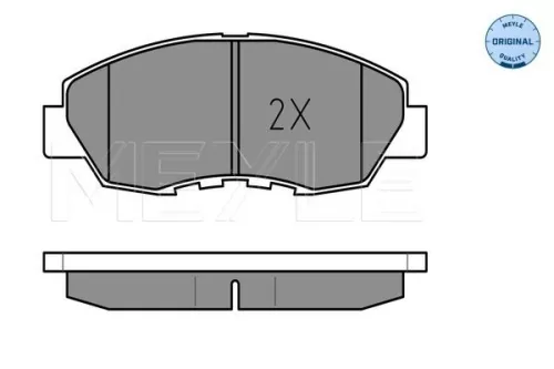 MEYLE Brake Pad Set, disc brake (025 214 9918/W)