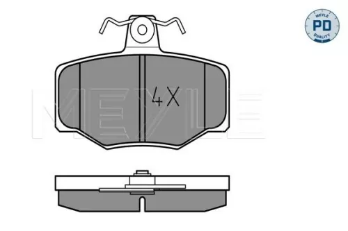 MEYLE Brake Pad Set, disc brake (025 215 4515/PD)