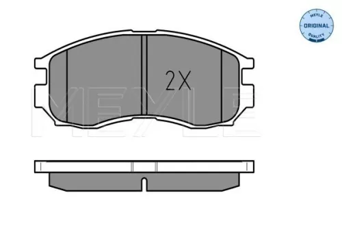 MEYLE Brake Pad Set, disc brake (025 216 4716/W)