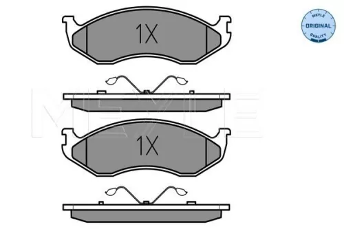 MEYLE Brake Pad Set, disc brake (025 218 2217)