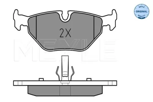 MEYLE Brake Pad Set, disc brake (025 219 3417)