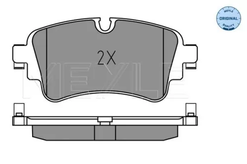 MEYLE Brake Pad Set, disc brake (025 223 0817)