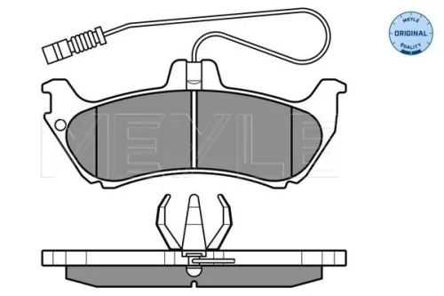 MEYLE Brake Pad Set, disc brake (025 231 9017/W)