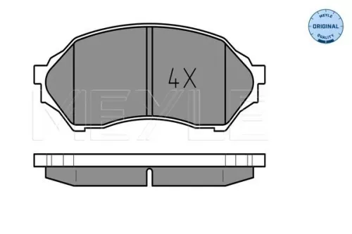 MEYLE Brake Pad Set, disc brake (025 234 9016)