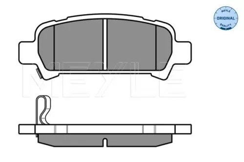 MEYLE Brake Pad Set, disc brake (025 235 7214/W)