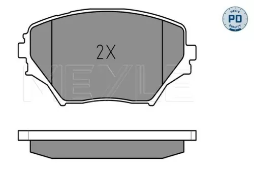 MEYLE Brake Pad Set, disc brake (025 235 8517/PD)