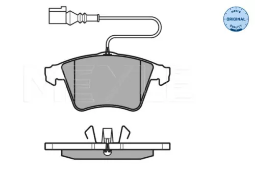 MEYLE Brake Pad Set, disc brake (025 237 4919/W)