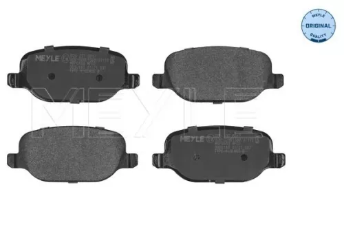 MEYLE Brake Pad Set, disc brake (025 237 6017)