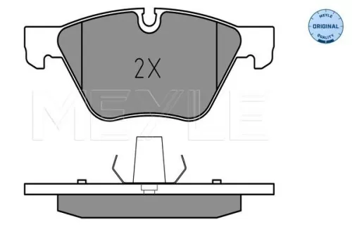 MEYLE Brake Pad Set, disc brake (025 237 9420)