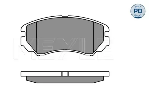MEYLE Brake Pad Set, disc brake (025 238 9116/PD)