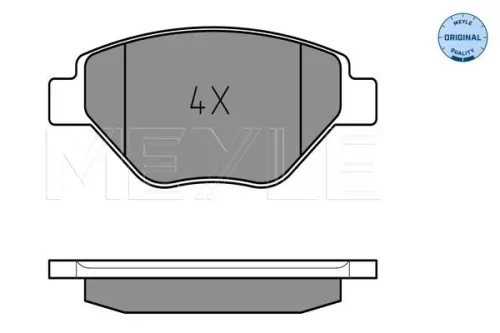 MEYLE Brake Pad Set, disc brake (025 239 3418)
