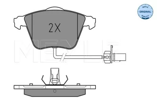 MEYLE Brake Pad Set, disc brake (025 239 5020/W)
