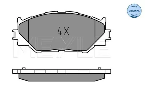 MEYLE Brake Pad Set, disc brake (025 239 8317)