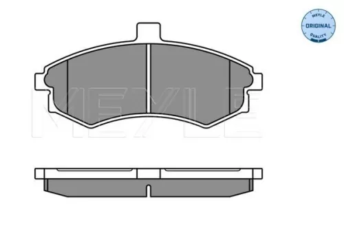MEYLE Brake Pad Set, disc brake (025 240 3117/W)