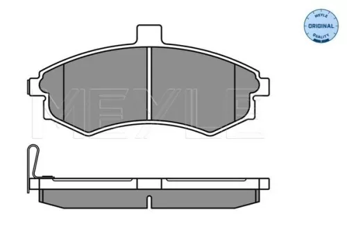 MEYLE Brake Pad Set, disc brake (025 240 3117/W)
