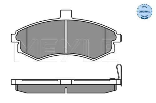 MEYLE Brake Pad Set, disc brake (025 240 3117/W)