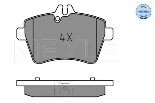 MEYLE Brake Pad Set, disc brake (025 240 7719)