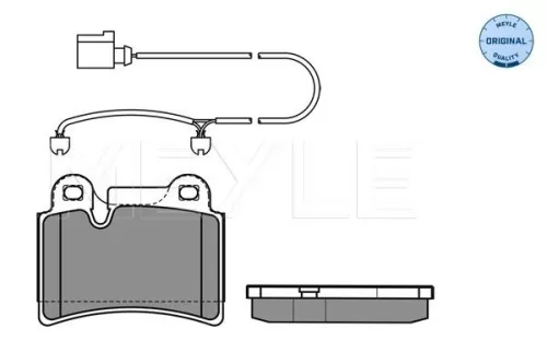 MEYLE Brake Pad Set, disc brake (025 240 9717)
