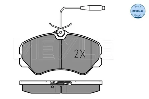 MEYLE Brake Pad Set, disc brake (025 212 0519/W)