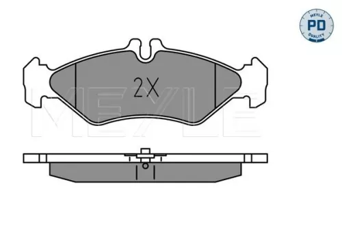 MEYLE Brake Pad Set, disc brake (025 216 2117/PD)