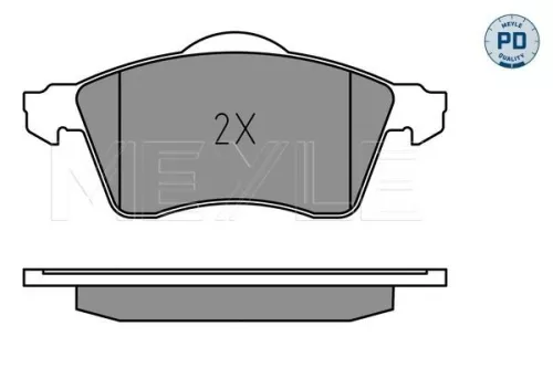 MEYLE Brake Pad Set, disc brake (025 218 8319/PD)