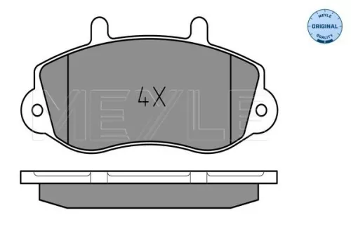 MEYLE Brake Pad Set, disc brake (025 233 0218)
